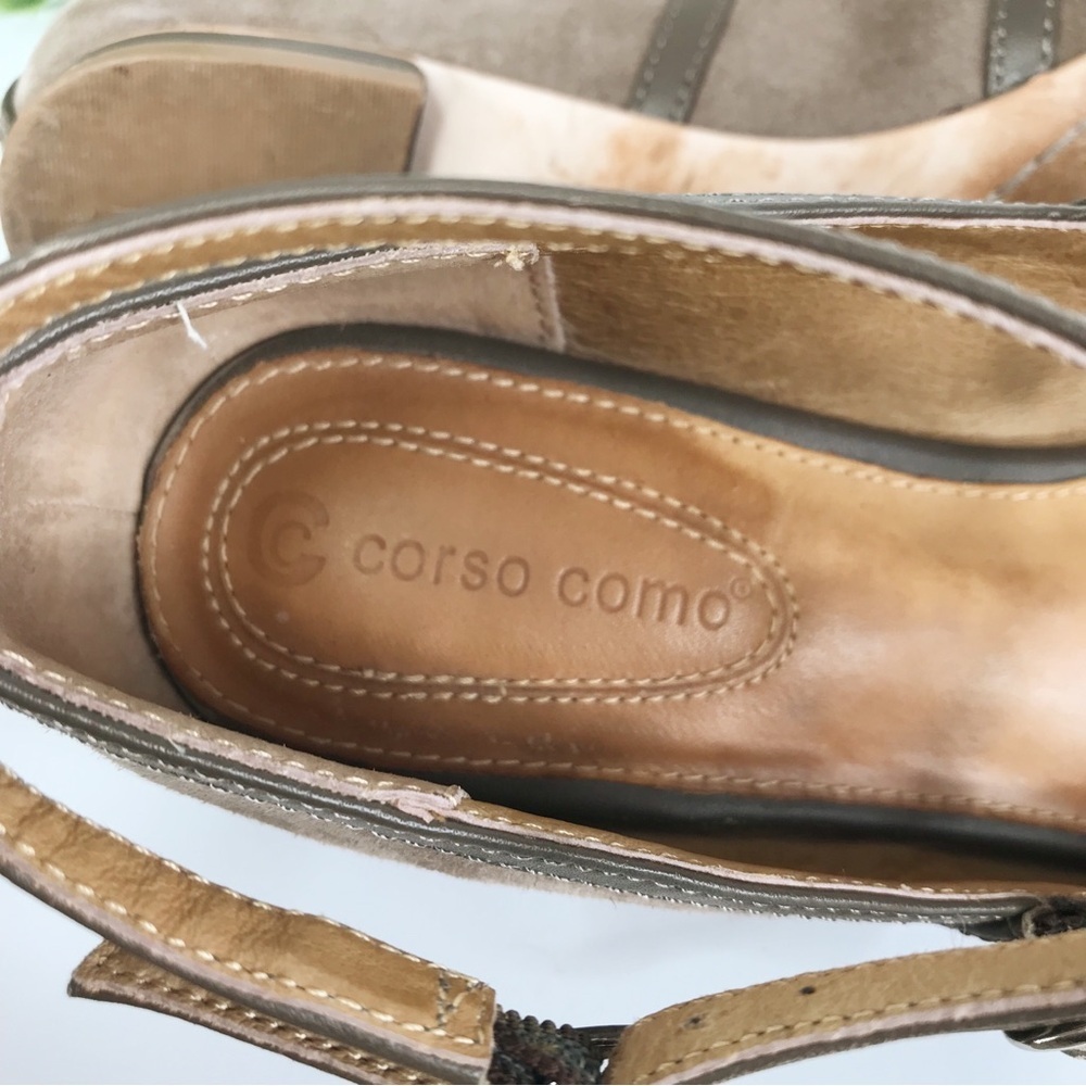ANTHRO CORSO COMO Mince Caged Suede Ballet Flat 7 - Picture 8 of 9